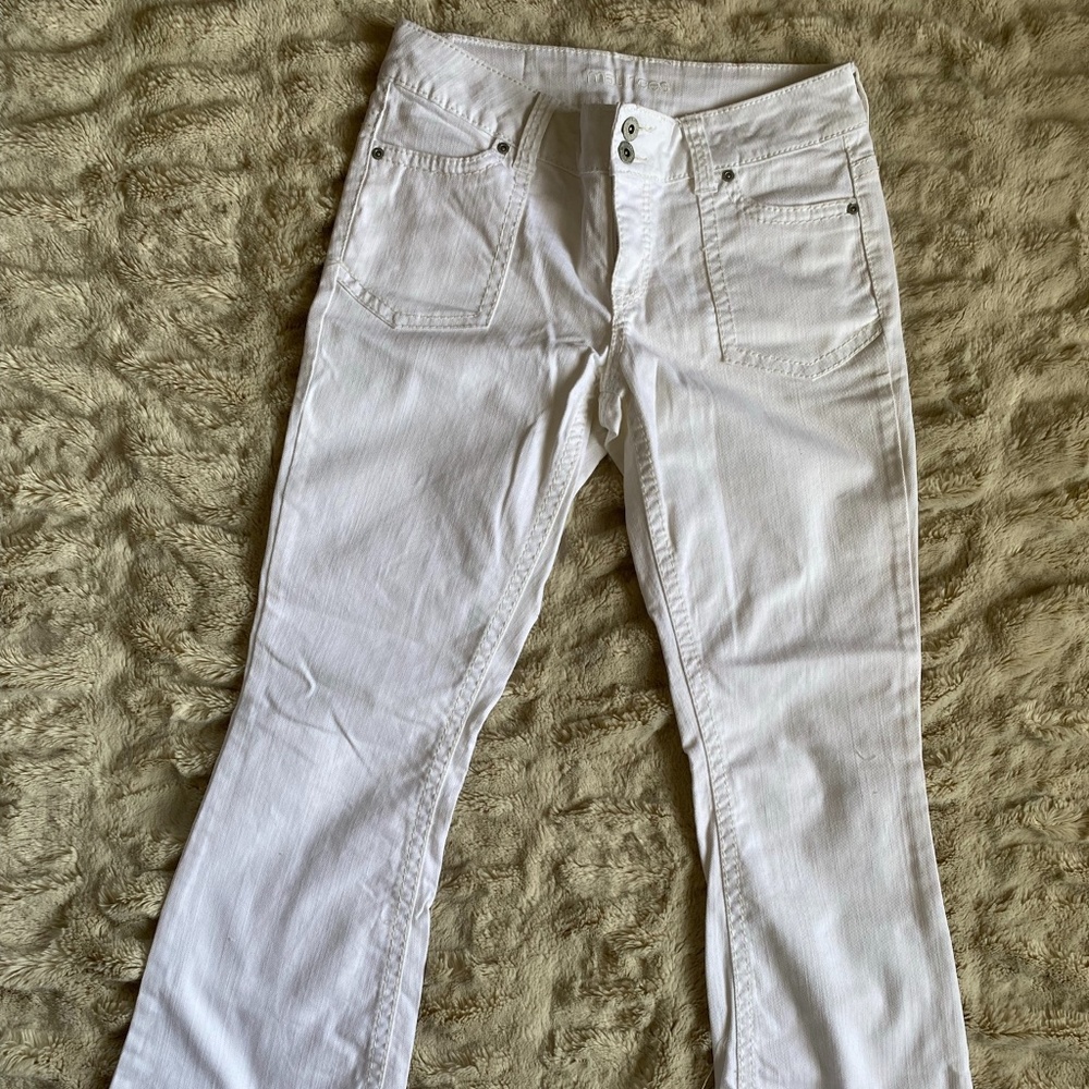 Maurice's Women's White Bootcut Jeans, Size 5/6 Reg